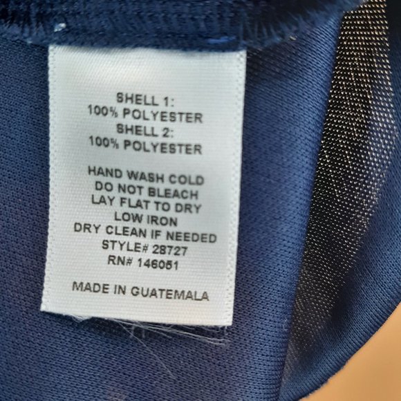 EUC!!! Gorgeous Monteau Navy & Rose Halter Tank - Picture 8 of 8